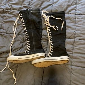 Extra high top converse